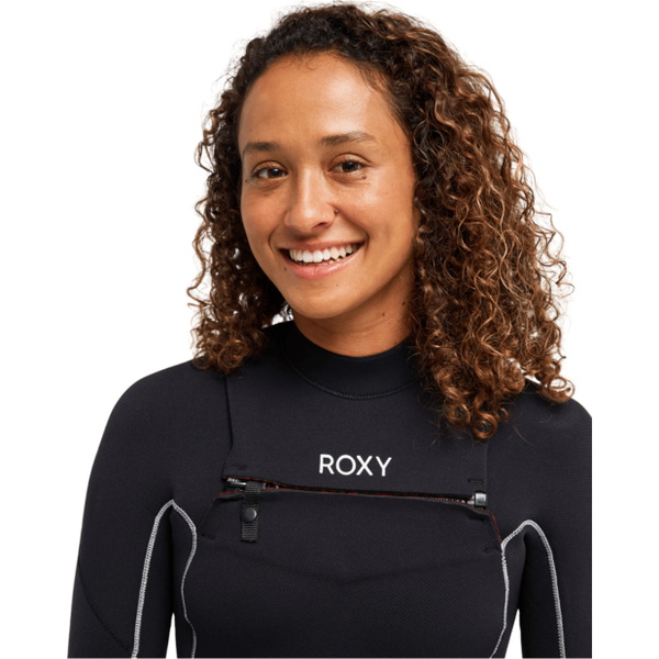 2026 Roxy Da Donna Elite Xtra Stretch 3/2mm Chest Zip Muta 26BW213503 - Black